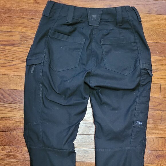 Women's Black Tactical Pants - Picture 4 of 8